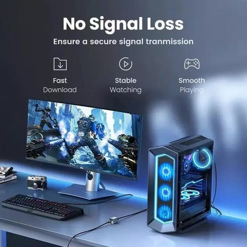 UGREEN NW261 Network Adapter, RJ45 - RJ45, Black