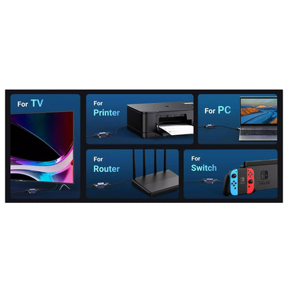 UGREEN NW261 Network Adapter, RJ45 - RJ45, Black