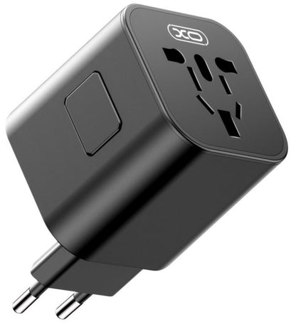 XO Design WL28 Travel Network Adapter US / UK / AU / CN / EU, Black