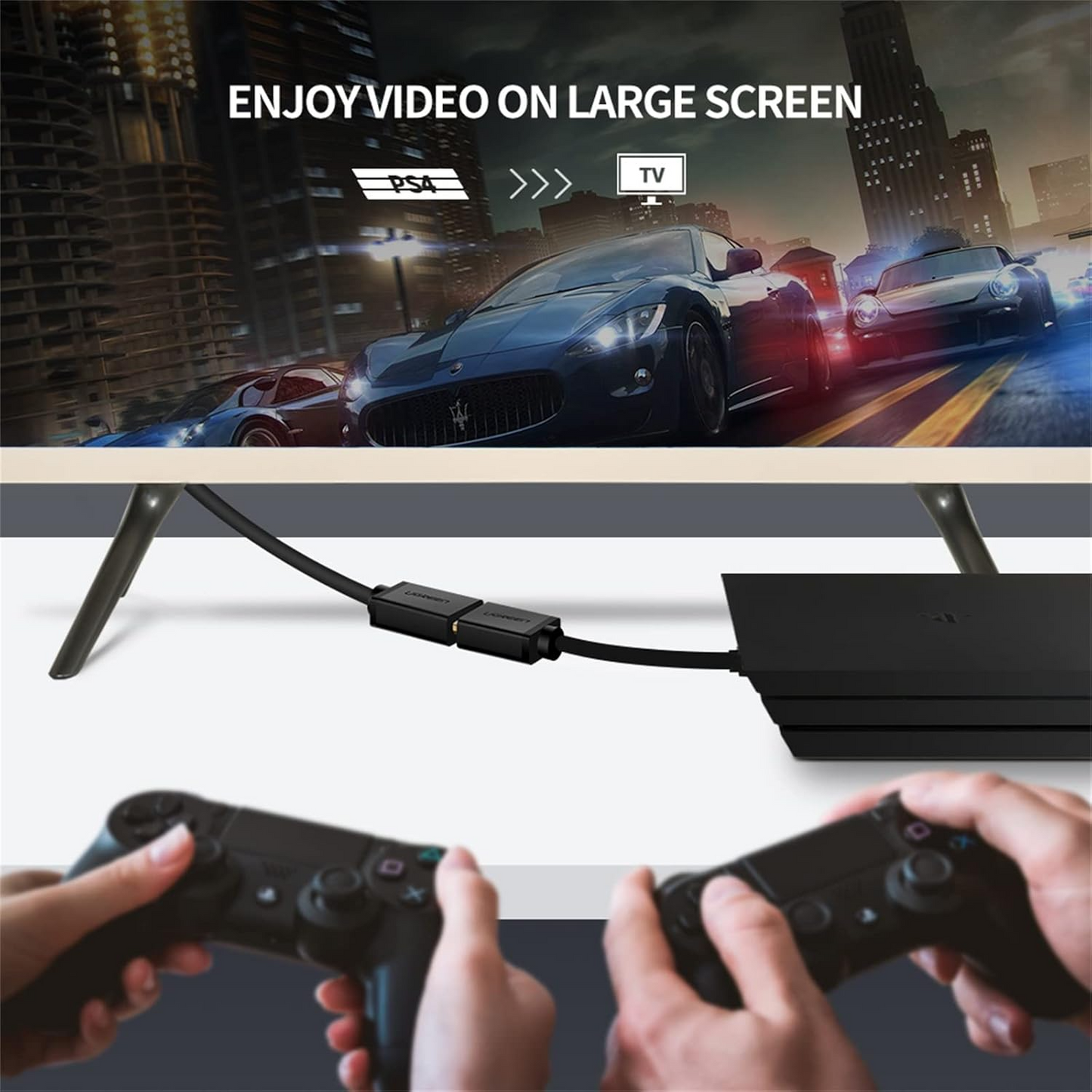 Adaptador de Video UGREEN 20118, HDMI - DVI, 1080P, Negro