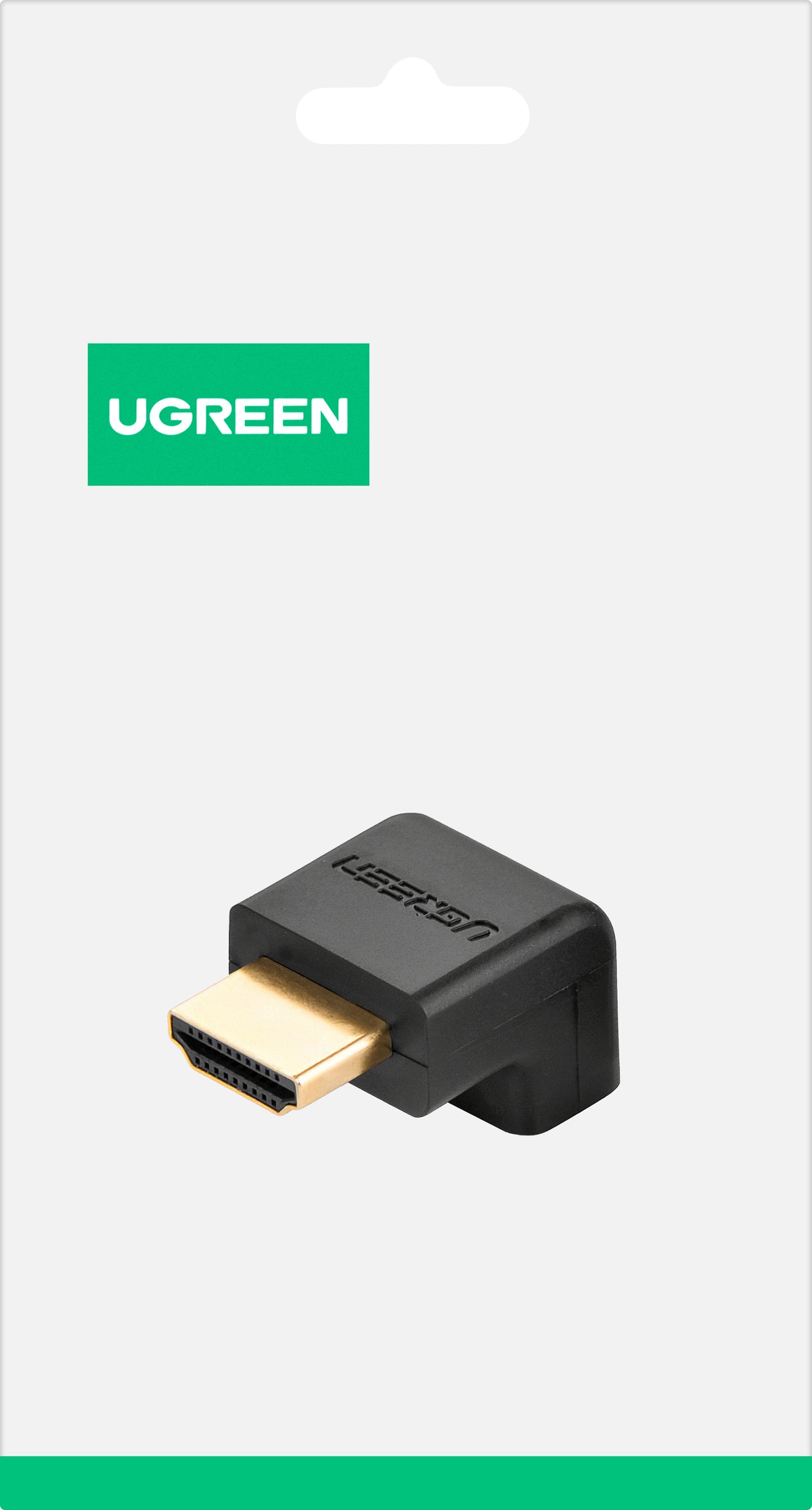 Adaptador de Video UGREEN HD112 Down Angle, HDMI - HDMI, 4K, Negro