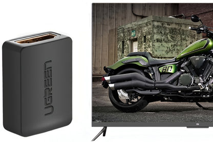 Adaptador de Video UGREEN HD112, HDMI - HDMI, 4K, Negro