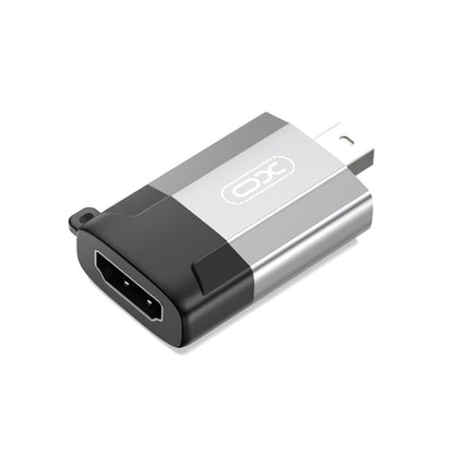 Adaptador de vídeo XO Design GB015, miniDisplayPort - HDMI, Gris 