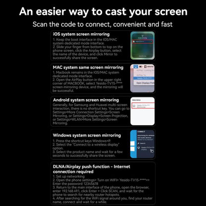 Adaptador Multimedia Inalámbrico Yesido TV15, Gris