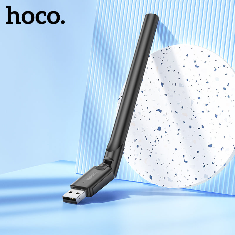 Adaptador inalámbrico HOCO HI32, 150 Mbps, negro 