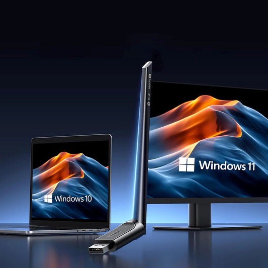 Adaptador Wireless UGREEN AX900 (75109), Dual Band, Wi-Fi 6, 600Mbps, Negro