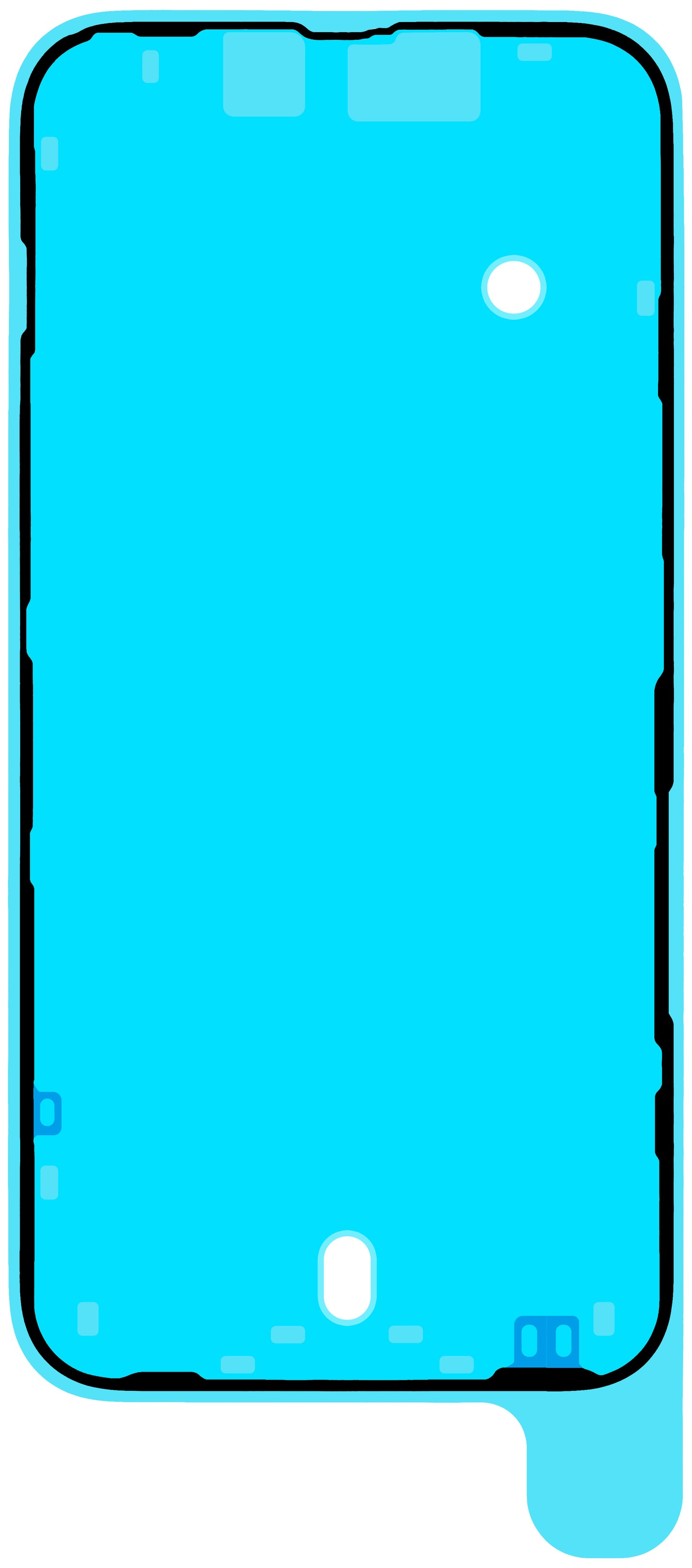 Adhesivo Tapa Batería Apple iPhone 14 Plus, Service Pack 923-08092