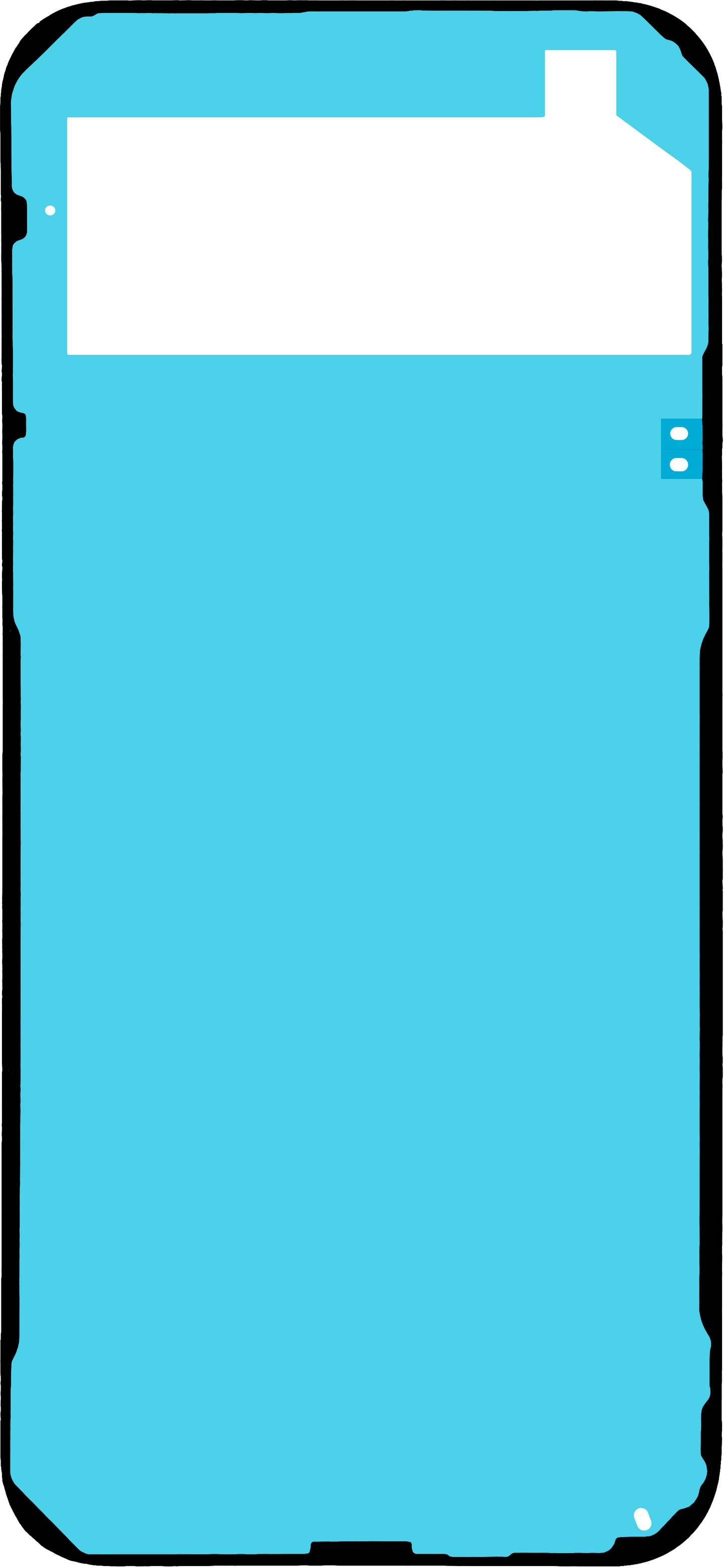 Adhesivo Tapa Batería Google Pixel 9 Pro XL, Service Pack G806-10576-90