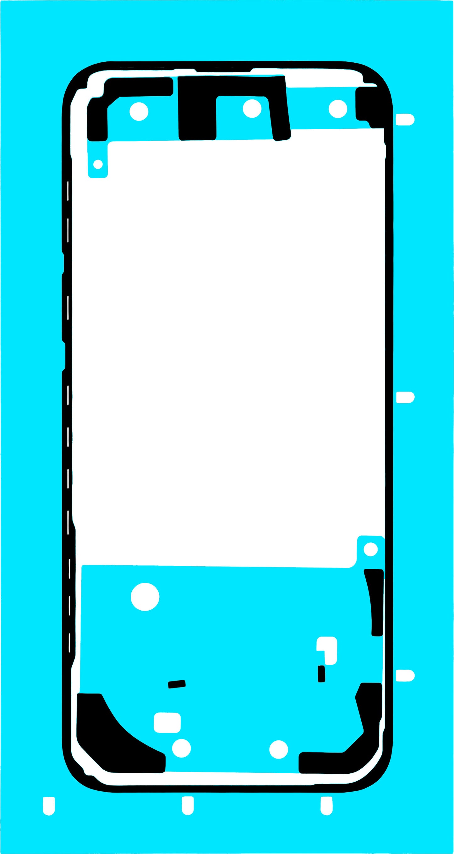 Battery Cover Adhesive Honor Magic8 Pro, Service Pack 5163AGCT