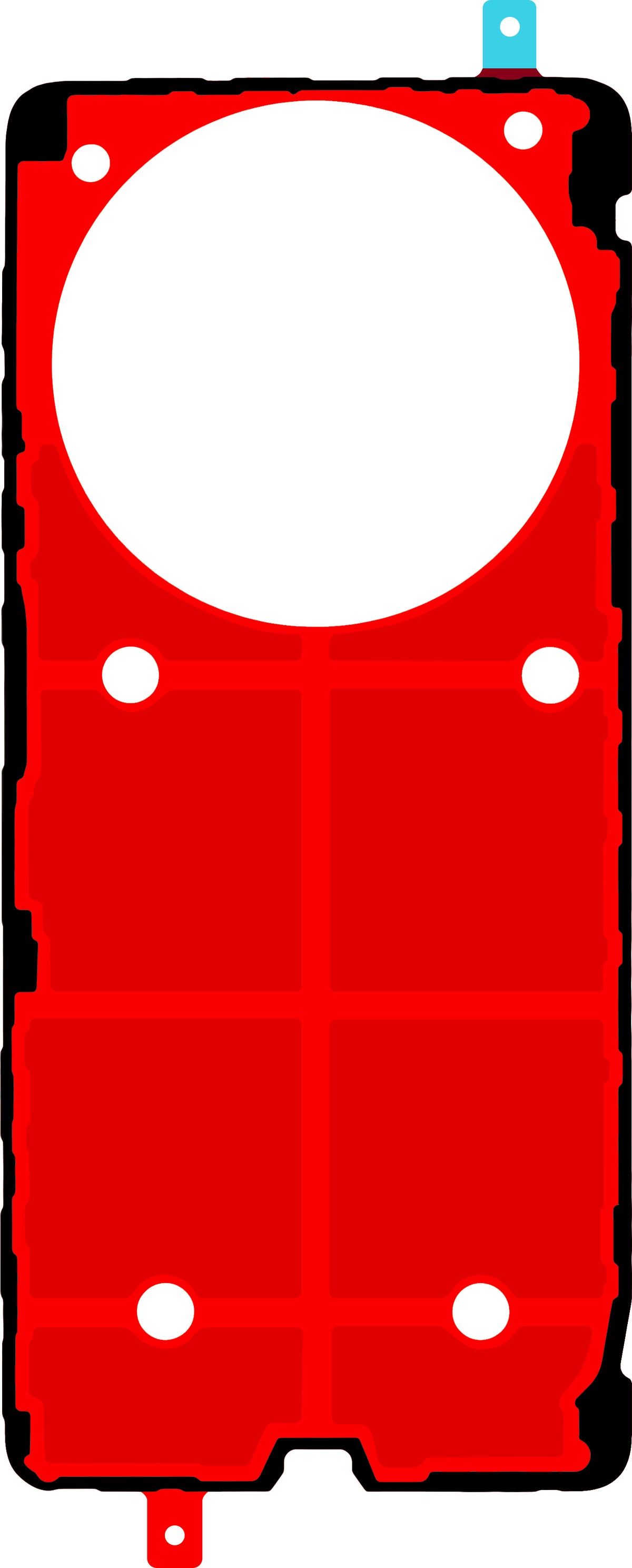 Adhesivo Tapa Batería Honor Magic V6, Service Pack 5163AHAR