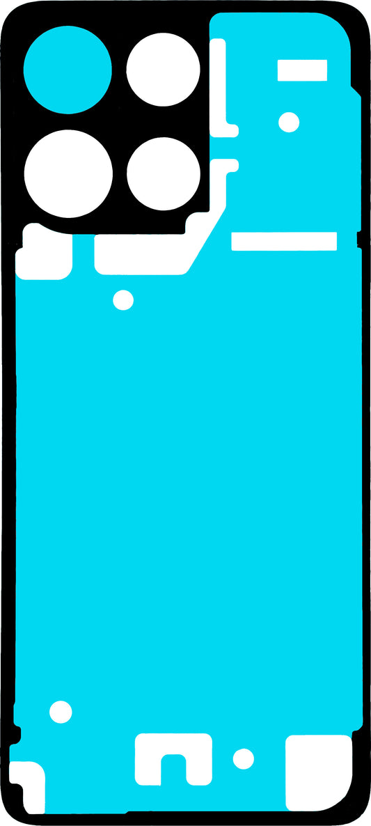 Adhesivo Tapa Batería Motorola Moto G17, Service Pack S948F12616