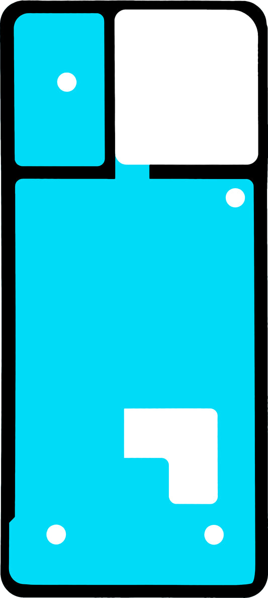 Battery Cover Adhesive Motorola Edge 50, Service Pack 5D78C24908
