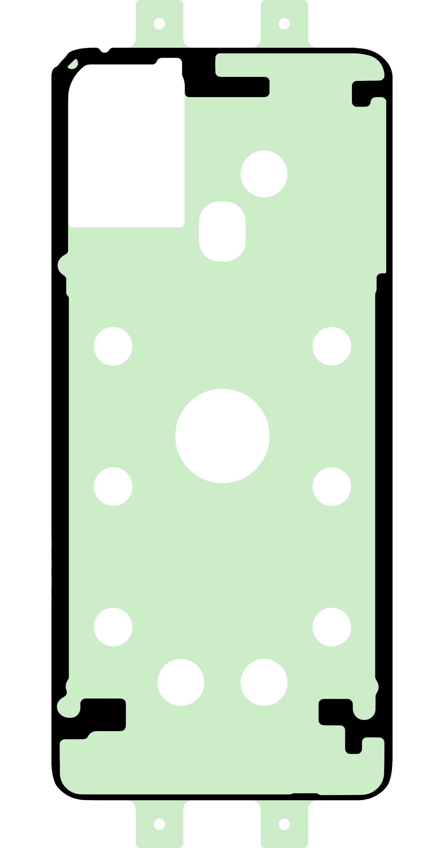 Adhesivo Tapa Batería Samsung Galaxy A21s A217, Service Pack GH81-18831A