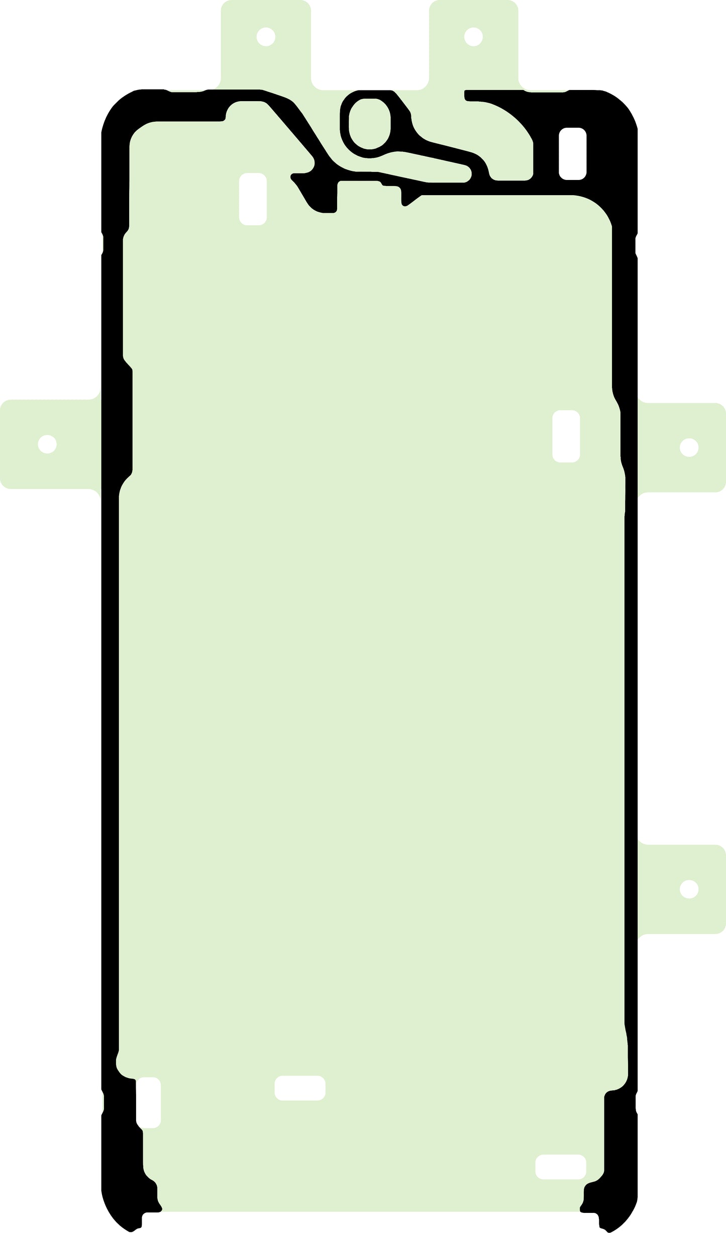 Adhesivo Display Samsung Galaxy S24+ S926, Service Pack GH81-24780A