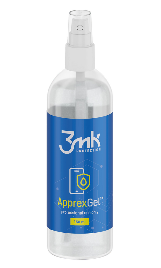 Solución en gel 3MK ApprexGel para aplicar láminas protectoras de plástico/silicona, 150 ml