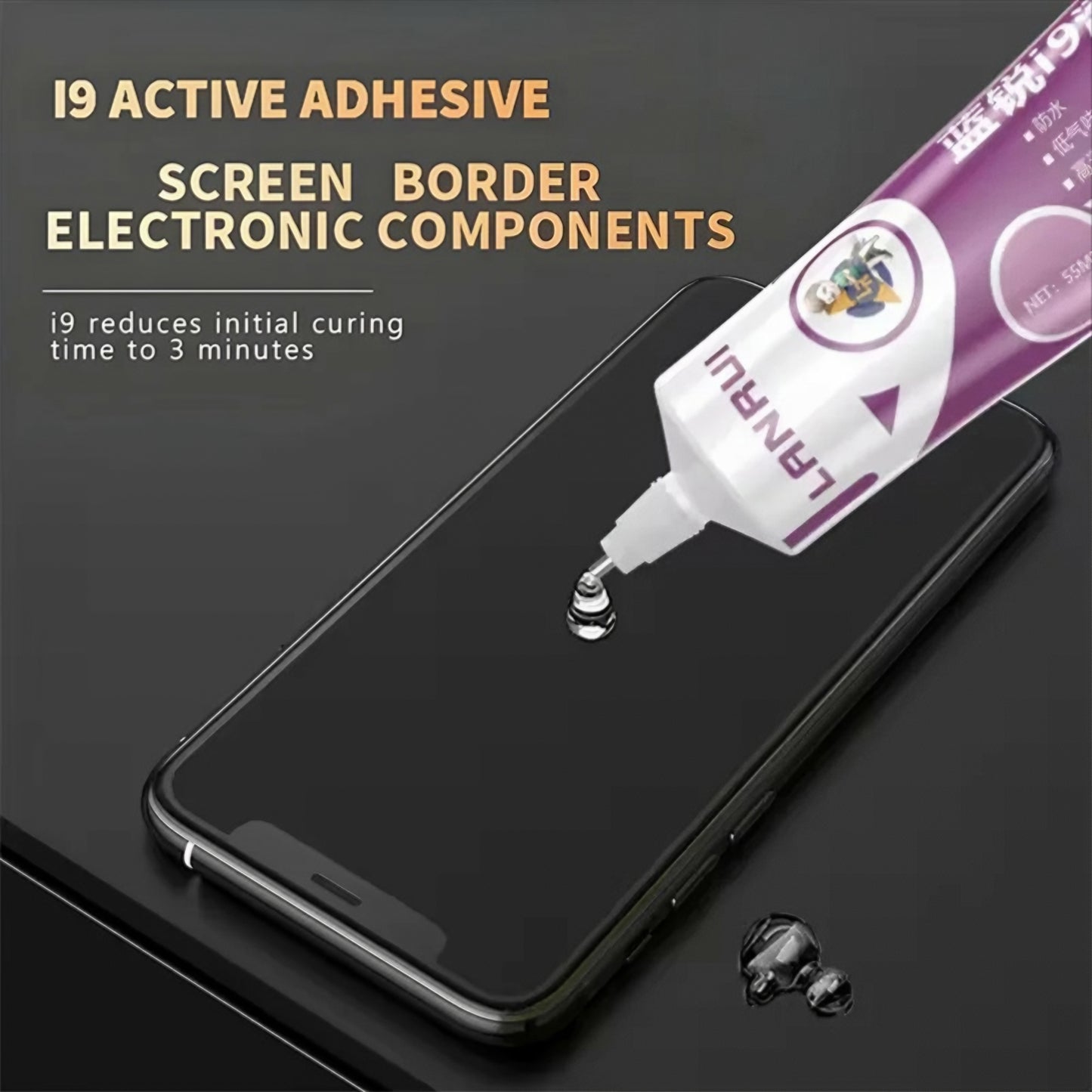 Adhesivo Líquido Lanrui I9, 55ml, Transparente
