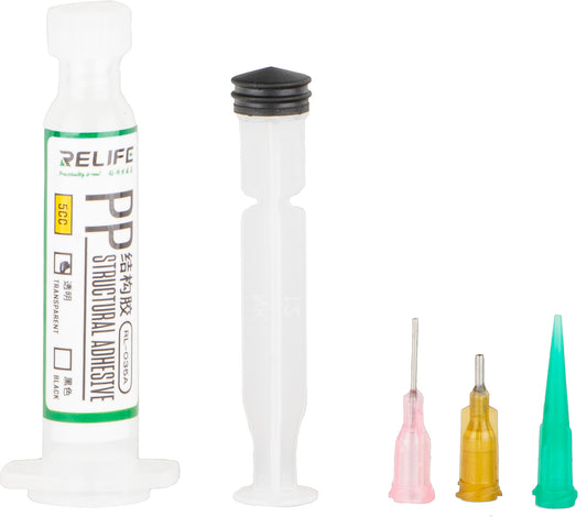 Adhesivo Líquido Relife RL-035A PP, Tipo Jeringa, 5ml, Transparente