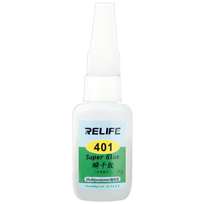 Adhesivo Líquido Super Glue Relife RL-401, 20ml