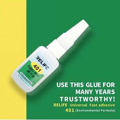 Adhesivo Líquido Super Glue Relife RL-401, 20ml