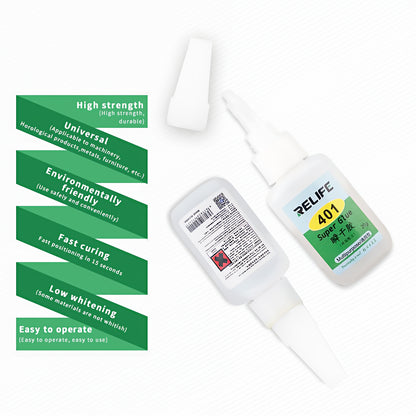 Adhesivo Líquido Super Glue Relife RL-401, 20ml