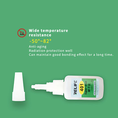 Adhesivo Líquido Super Glue Relife RL-401, 20ml