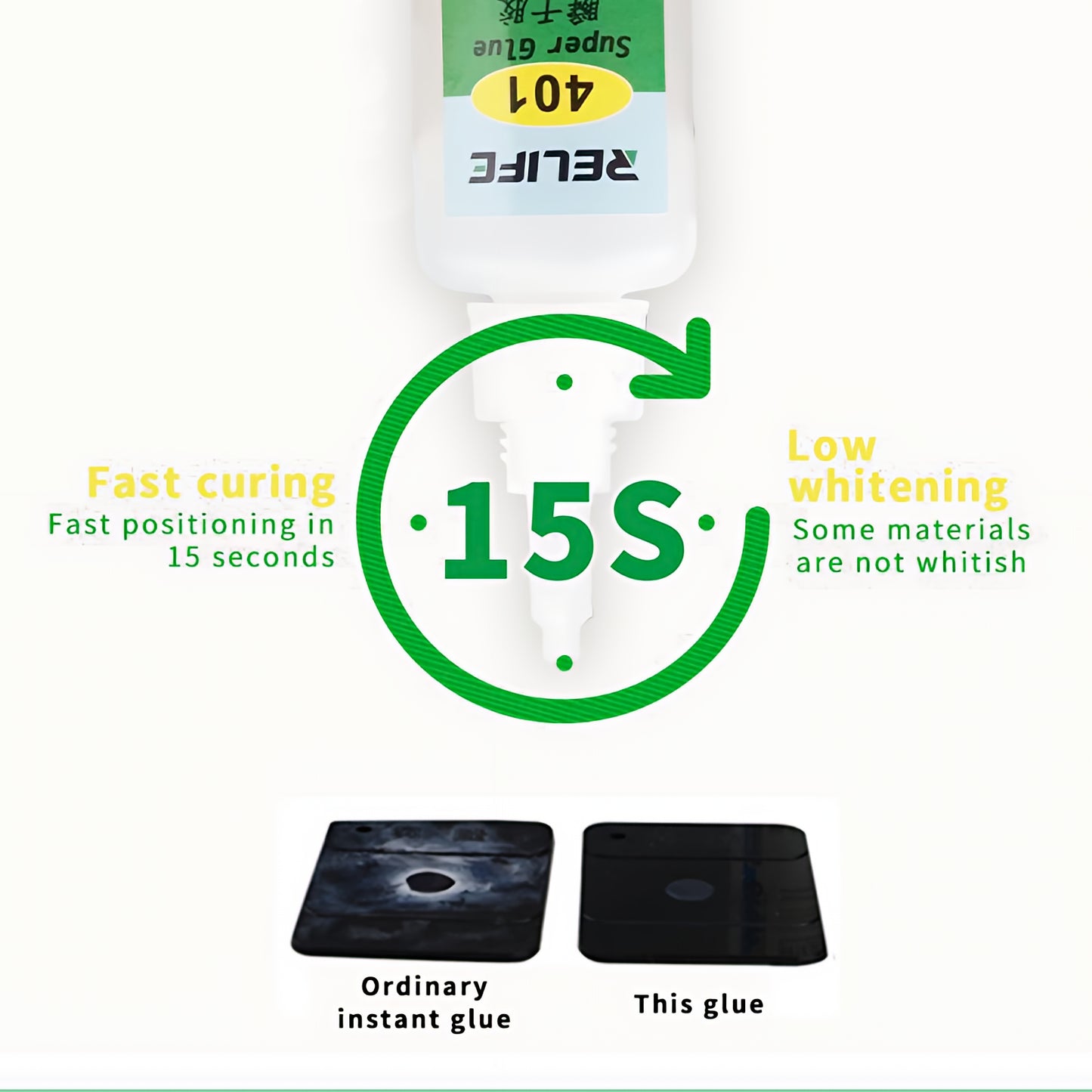 Adhesivo Líquido Super Glue Relife RL-401, 20ml