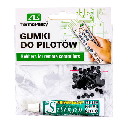 Adhesivo Líquido AG Termopasty para Mando a Distancia, 14.8g, Set de 100 Botones ART.AGT-021