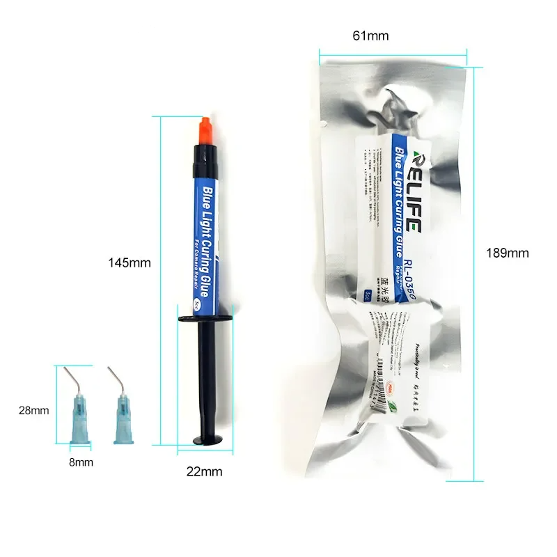 Adhesivo Líquido UV Relife RL-035G para cámara de teléfono, 3ml