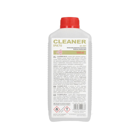 Alcohol Isopropílico Spray Electrónico IPA70, 1l ART.067
