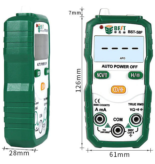 Multímetro digital Best BST-58F