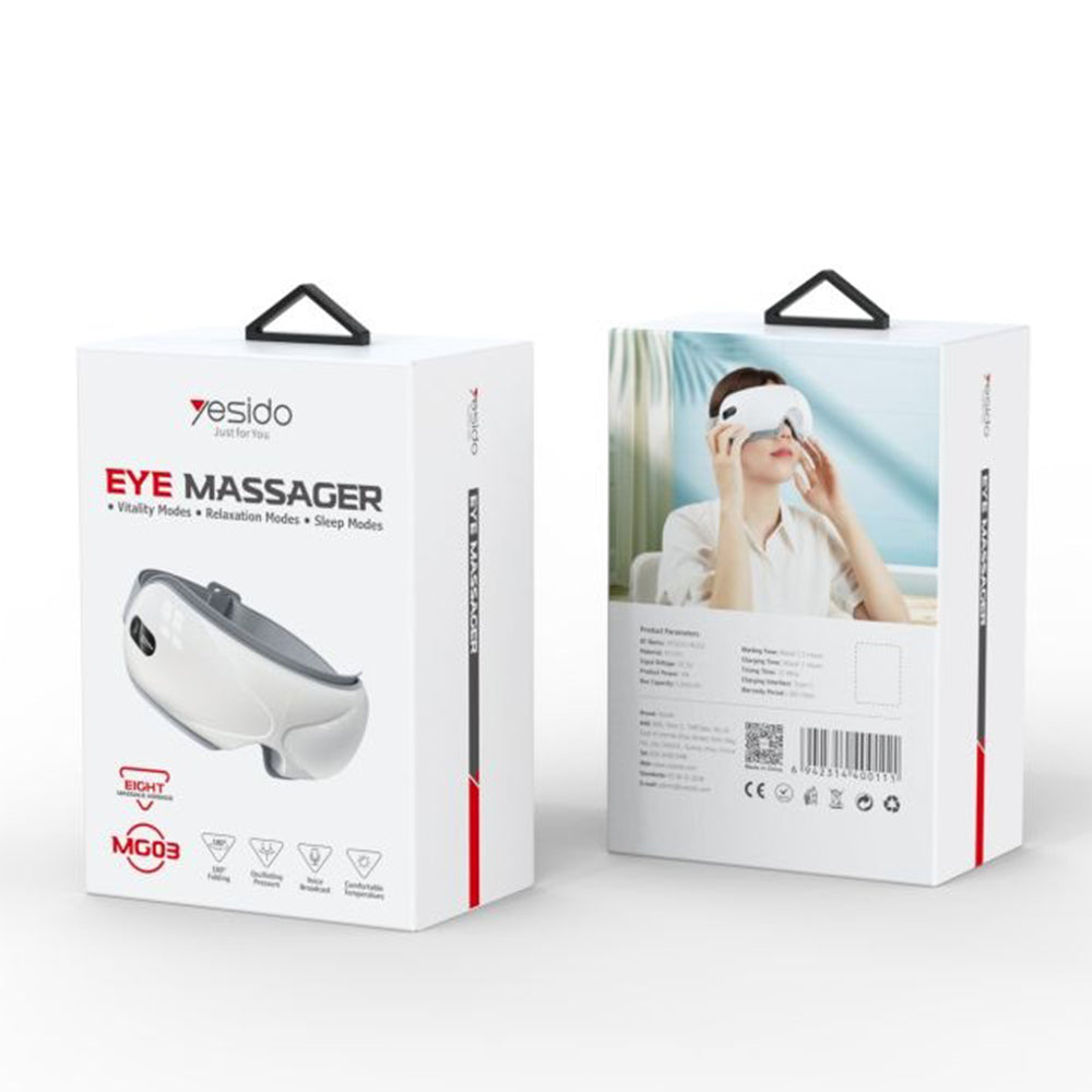 Aparato de Masaje para Ojos Yesido MG03, Blanco