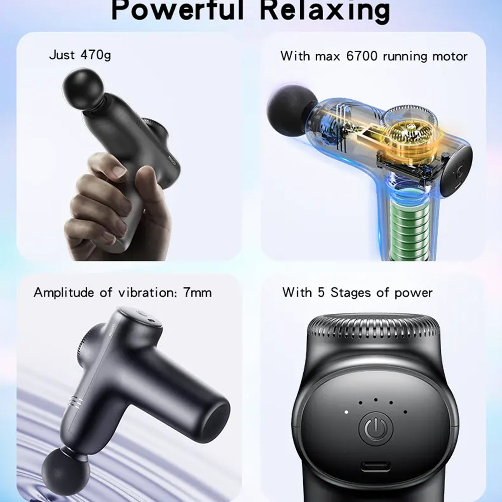 Aparato de Masaje Yesido MG01, Negro