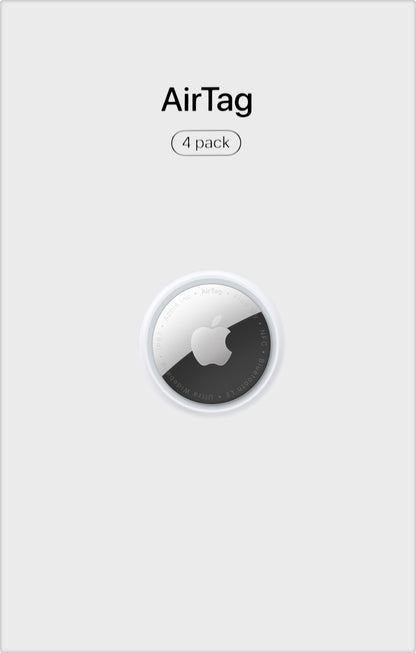 Apple AirTag, Set 4 Piezas, Blanco MX542AM/A