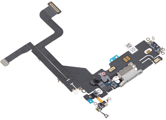 Diadema con conector de carga - Micrófono Apple iPhone 13 Pro, plateado