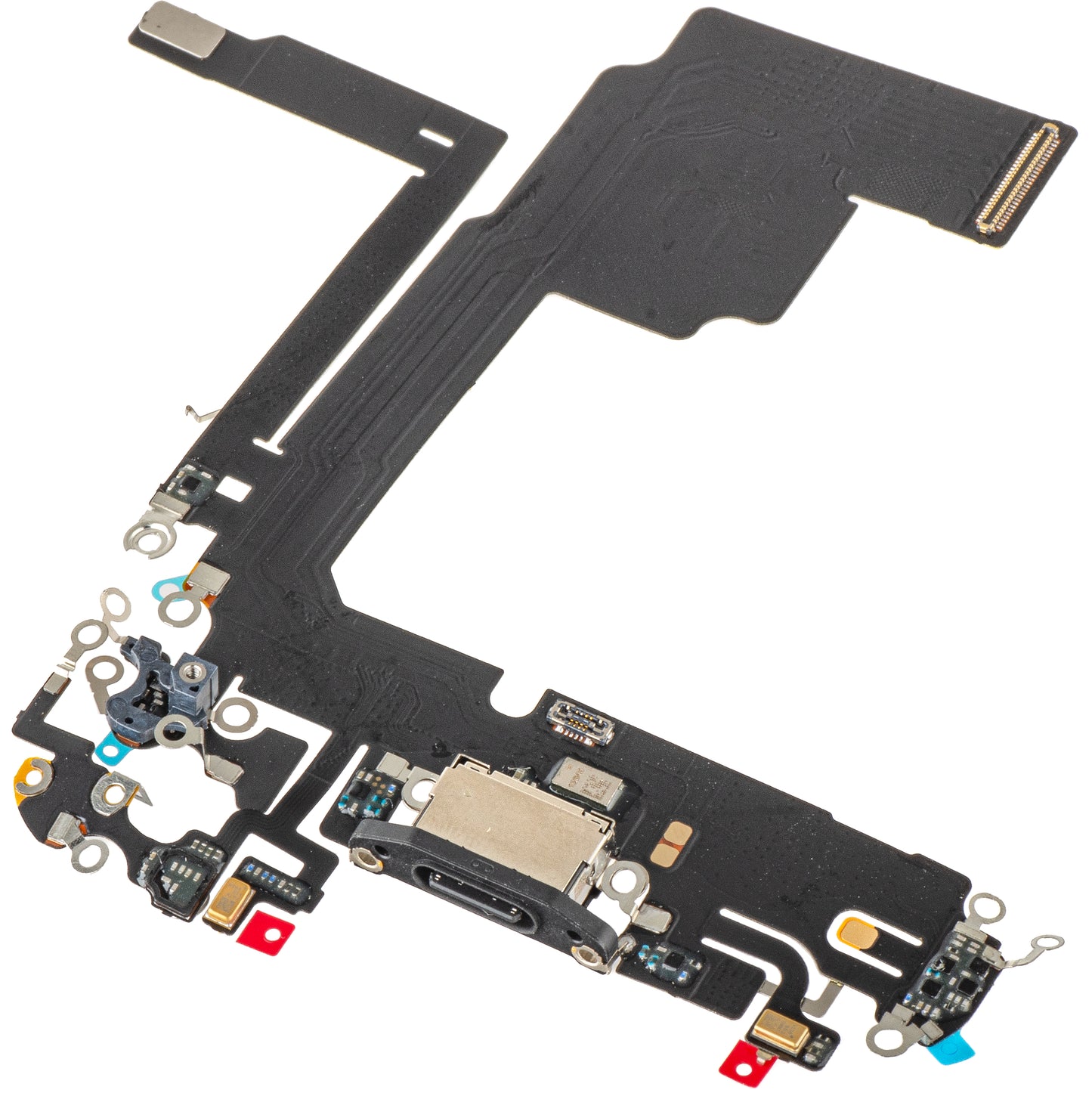 Cinta con Conector de Carga - Micrófono Apple iPhone 15 Pro, Negro