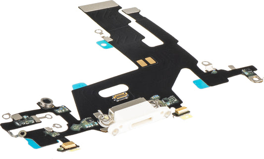 Cinta con Conector de Carga - Micrófono Apple iPhone 11, Blanco
