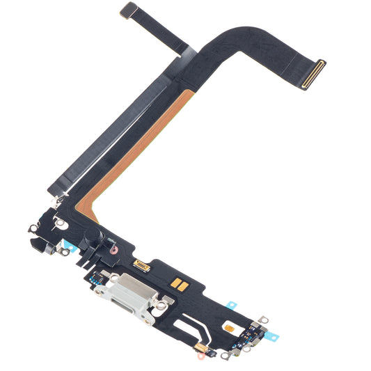 Diadema con conector de carga - Micrófono Apple iPhone 13 Pro Max, plateado 