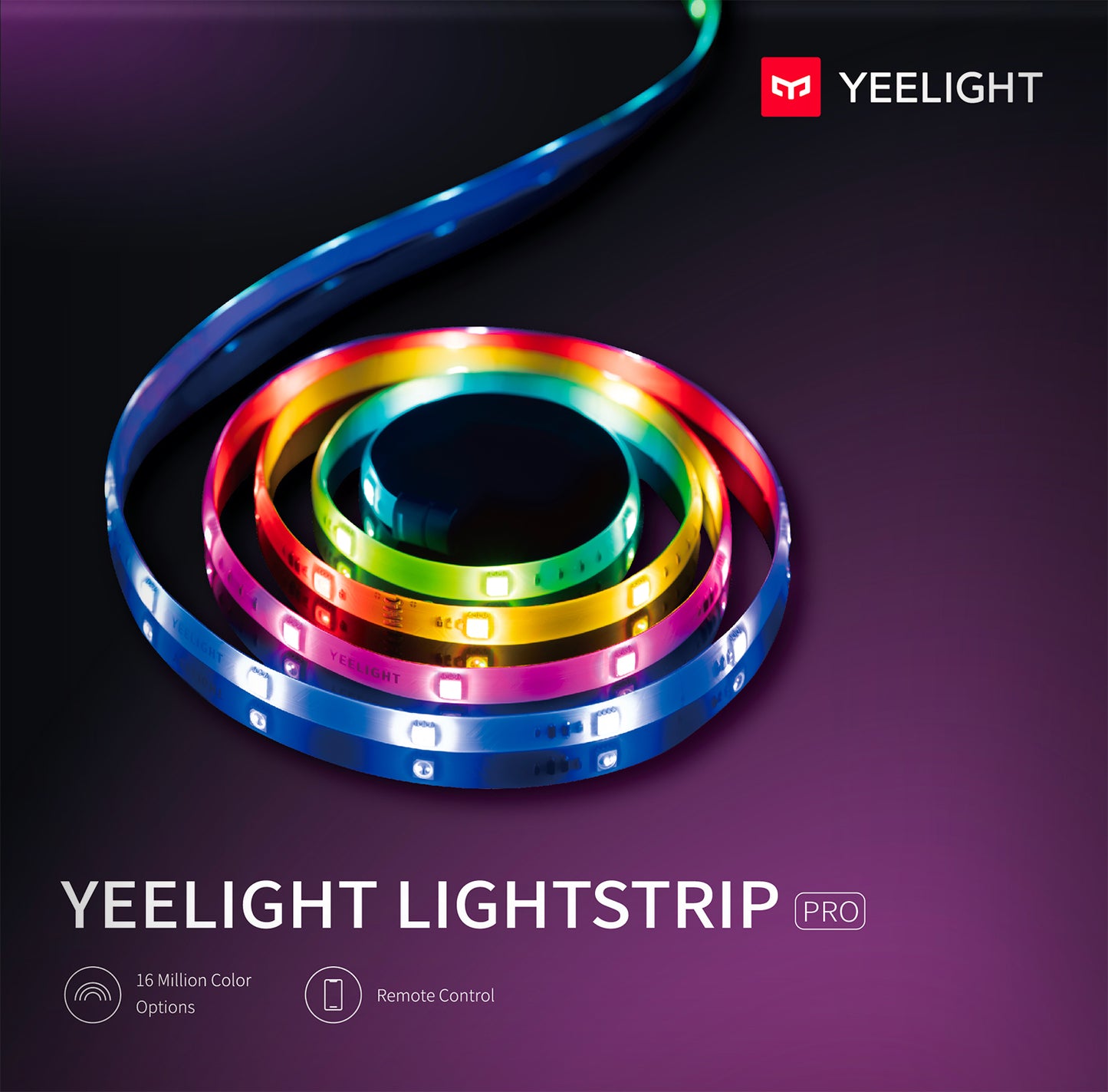 Tira Led Yeelight Pro, Wi-Fi, RGB, 2m, Blanco YLDD05 