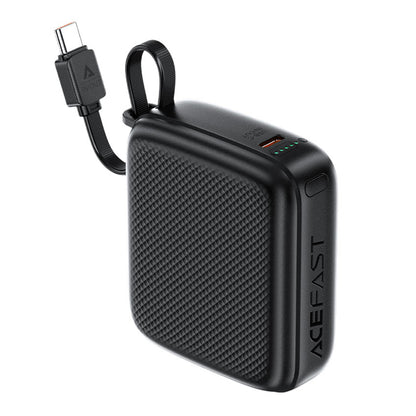 Batería Externa Acefast M15, 10000mAh, 20W, PD, 2 x USB-C, Negra