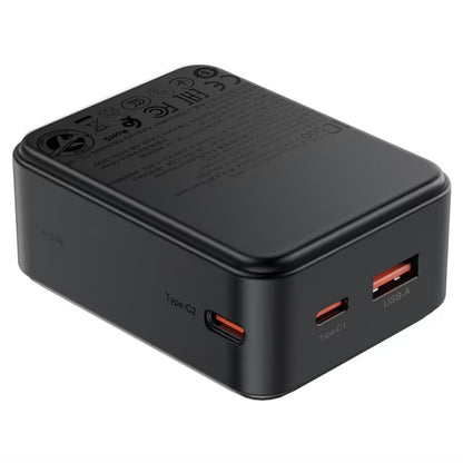 Batería Externa Acefast M28, 10000mAh, 22.5W, QC + PD, 1 x USB-A - 2 x USB-C, Negra