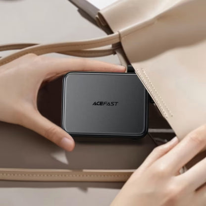 Batería Externa Acefast M28, 10000mAh, 22.5W, QC + PD, 1 x USB-A - 2 x USB-C, Negra