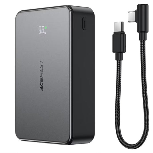 Batería Externa Acefast M29, 20000mAh, 22.5W, QC + PD, 1 x USB-A - 2 x USB-C, Negra