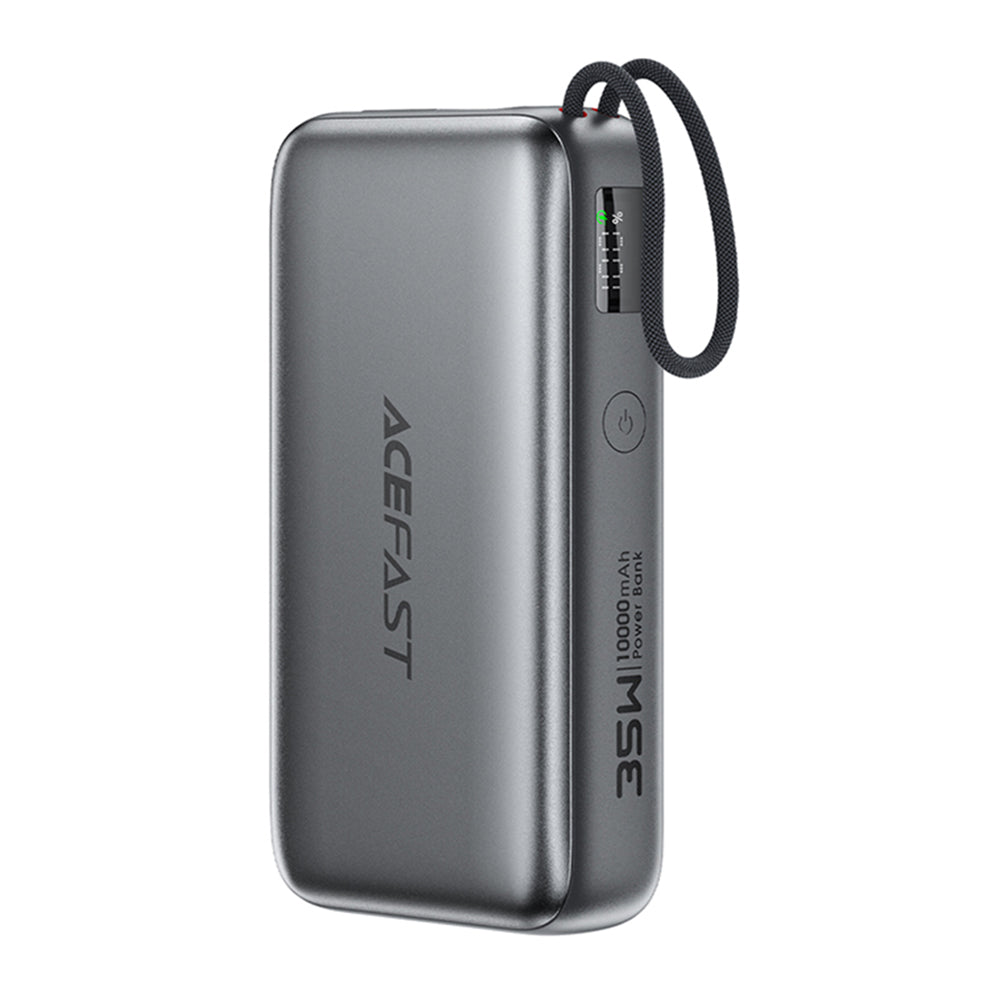 Batería Externa Acefast M32, 10000mAh, 35W, PD, 2 x USB-C, Gris