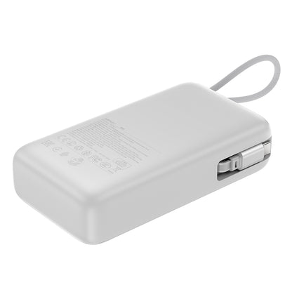 Batería Externa Acefast M34, 20000mAh, 45W, QC + PD, 1 x USB-A - 2 x USB-C, Plateada