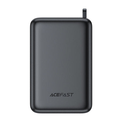 Batería externa Acefast M4, 20000mAh, 67W, PD + QI, 1 x USB-A - 2 x USB-C, Negro