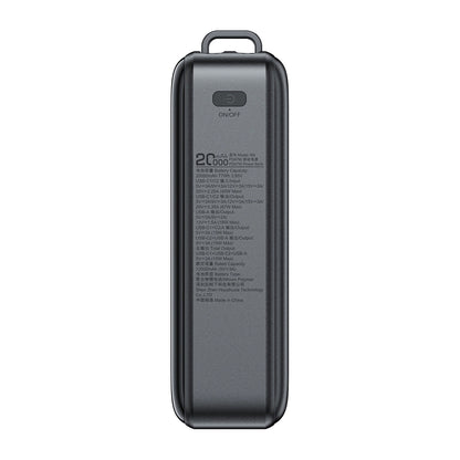 Batería externa Acefast M4, 20000mAh, 67W, PD + QI, 1 x USB-A - 2 x USB-C, Negro