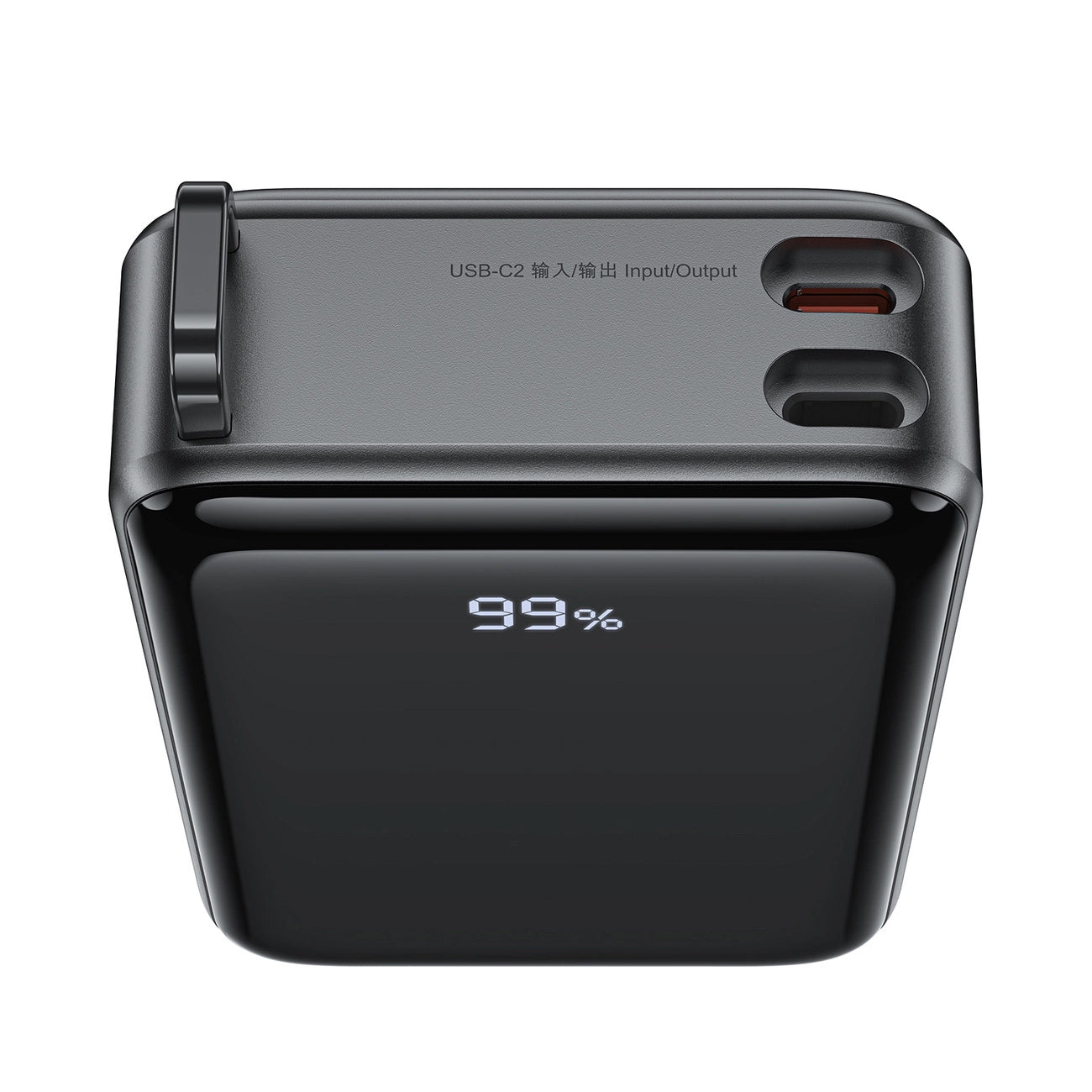 Batería externa Acefast M4, 20000mAh, 67W, PD + QI, 1 x USB-A - 2 x USB-C, Negro