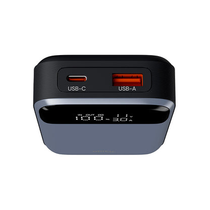 Batería Externa Allity. APB-200 PocketPower, 10000mAh, 33W, QC + PD, 1 x USB-A - 1 x USB-C, Gris