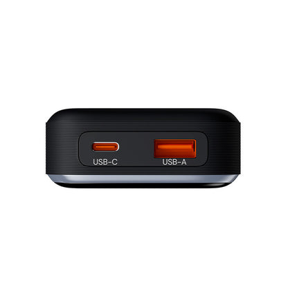 Batería Externa Allity. APB-200 PocketPower, 10000mAh, 33W, QC + PD, 1 x USB-A - 1 x USB-C, Gris