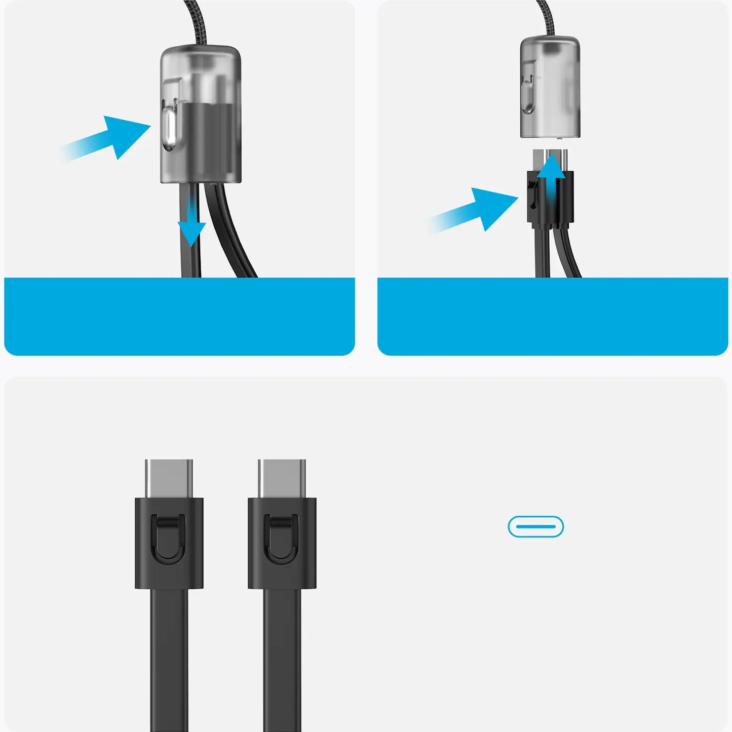 Batería externa Anker, 20000mAh, 30W, QC + PD, 1 x USB-A - 2 x USB-C, Negro A1384G11